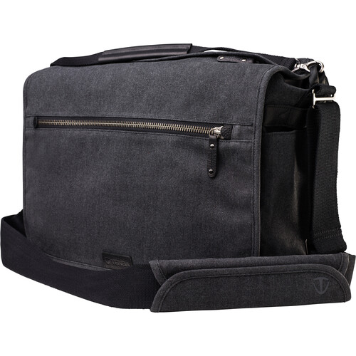 Tenba Cooper 15 Messenger Bag with Leather Accents (Gray)