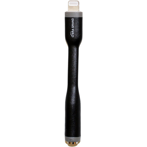 Tera Grand Lightning to 3.5mm Headphone Jack Audio Adapter (Black)