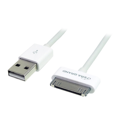 Tera Grand Apple MFi Certified 30-Pin to USB Sync and Charging Cable (6')
