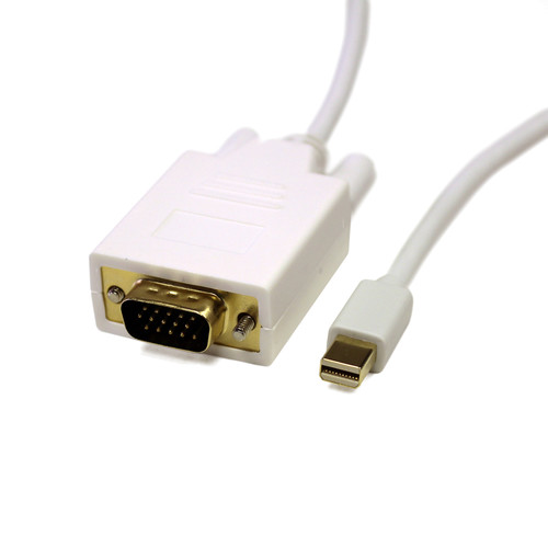 Tera Grand Mini DisplayPort Male to VGA Male Cable (6')