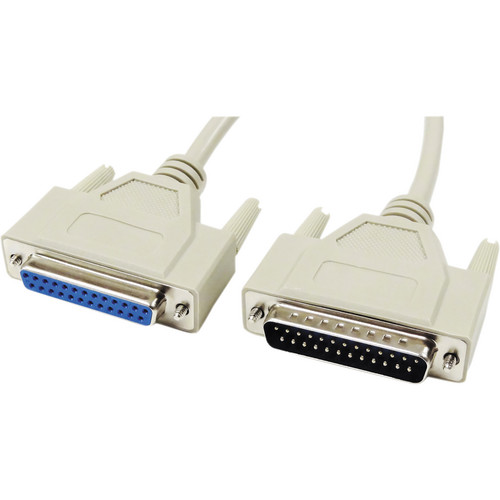 Tera Grand DB25 Male to DB25 Female RS-232 Serial Cable (6')