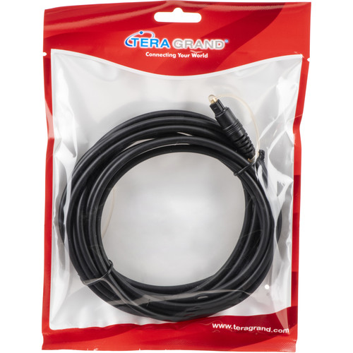 Tera Grand Molded TOSLINK Optical Audio Cable (6')