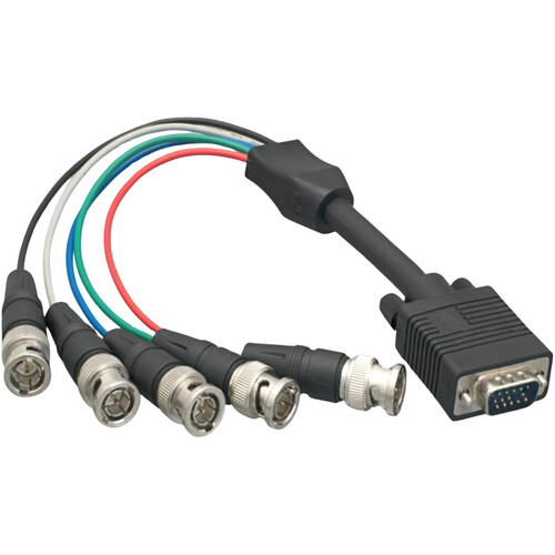 Tera Grand HD15 Male to 5 BNC Male VGA Monitor Cable (1')