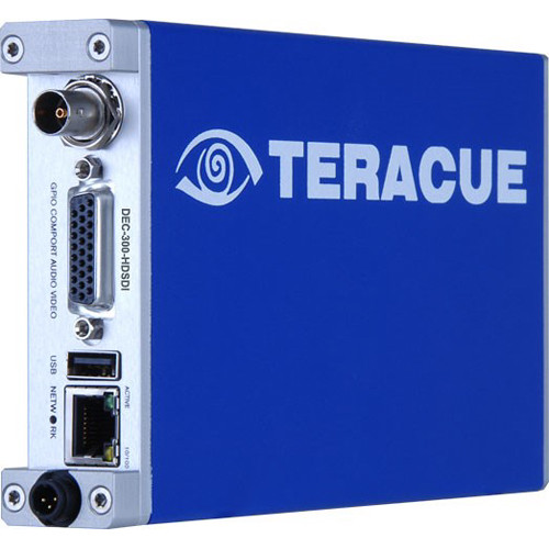 Teracue DEC-300 H.264/MPEG-2 HD/SD Decoder Blade with Embedded Audio & Analog A/V Out