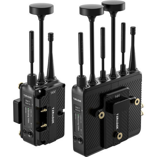 Teradek Bolt 7 Deulxe Set Zero-Delay 4K Wireless Video Transmitter and Receiver (G-Mount. Max Range)