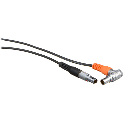 Teradek RT Latitude MDR Receiver 4-Pin LEMO Power Cable (15.7", RA to Straight)