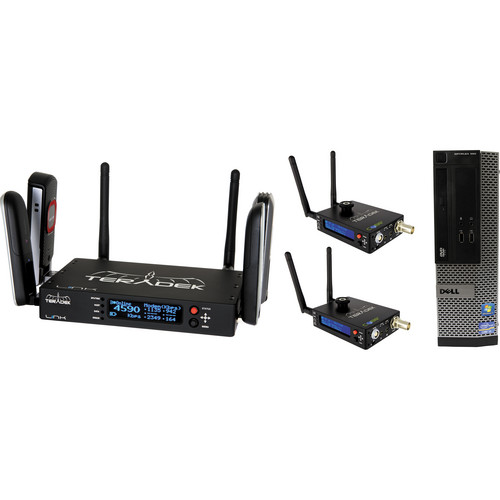Teradek Link with Cube-155 Encoder, Cube-355 Decoder on Mini-Desktop Sputnik Server