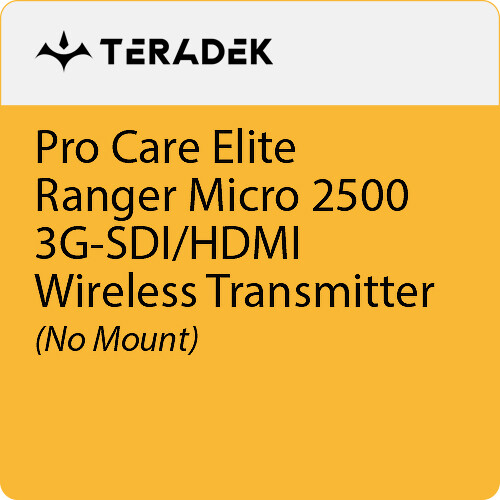 Teradek Pro Care Elite Annual Subscription for Ranger Micro 2500 Transmitter