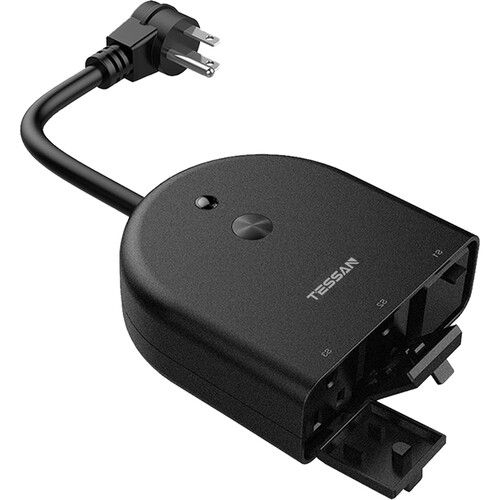 Tessan Outdoor Smart Power Strip (Black)