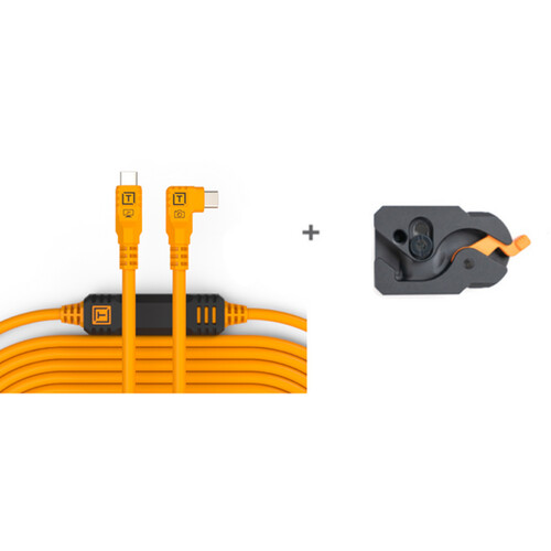 Tether Tools TetherGuard LeverLock & Cable Kit (High Visibility Orange)