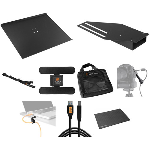 Tether Tools Pro Tethering Kit with 15' Black SuperSpeed USB 3.0 Male A to Male B Cable