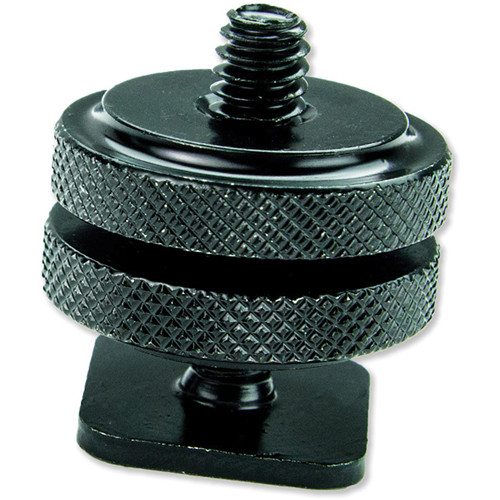 Tether Tools Rock Solid Hot Shoe 1/4"-20 Adapter (Black)