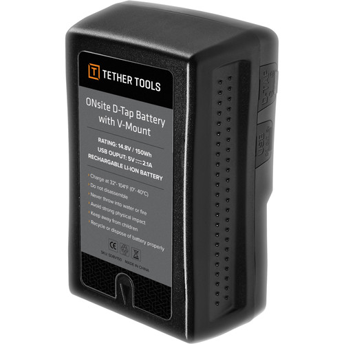 Tether Tools ONsite D-Tap Battery with V-Mount (US)