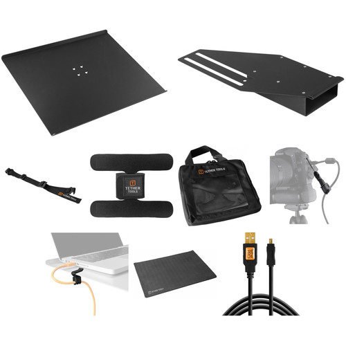 Tether Tools Tethering Platform with USB Mini-B Cable B&H Kit (Black)