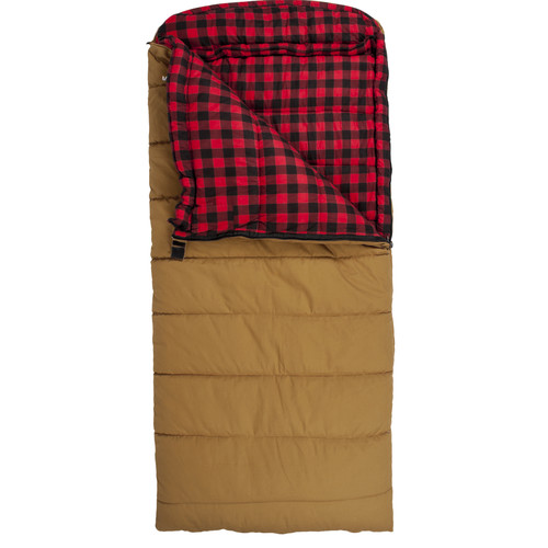TETON Sports Deer Hunter Sleeping Bag (Brown, Left-Hand)