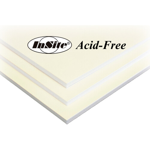 The Gilman Brothers Insite Acid-Free Foamboard (10-Pack, White, 13 x 19")