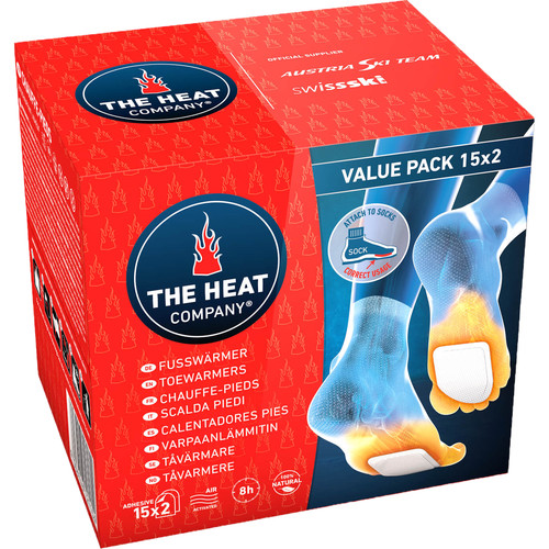The Heat Company 8-Hour Adhesive Toe Warmers (15 Pairs per Box, 16 Boxes)