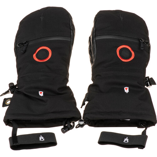 The Heat Company Heat 3 Smart Pro Mittens/Gloves (Size 6, Black)