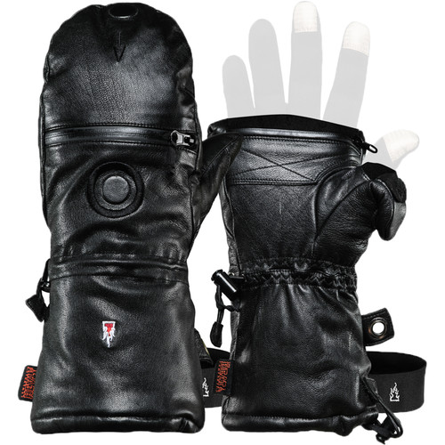 The Heat Company Shell Full-Leather Mittens (Size 13)