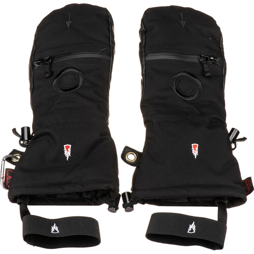 The Heat Company Heat 3 Smart Mittens/Gloves (Size 11, Black)
