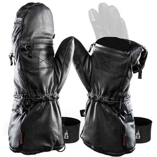 The Heat Company Shell Pro Full-Leather Mitten (Size 7)