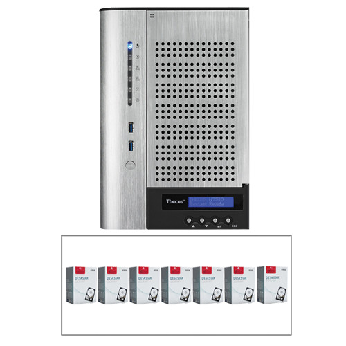 Thecus N7510 7-Bay SMB Tower NAS Server Kit (28TB)