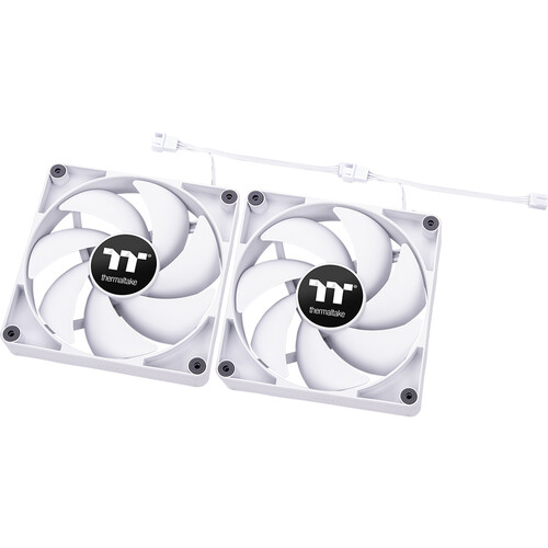 Thermaltake CT120 PC Cooling Fan (White, 2-Pack)