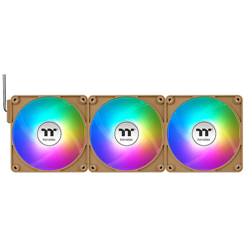 Thermaltake CT140 EX ARGB Sync PC 140mm Cooling Fan (3-Fan Pack, Gravel Sand)