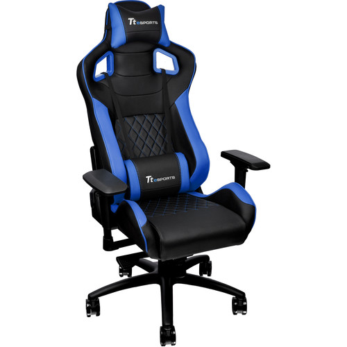 Thermaltake Tt eSports GT Fit F100 Gaming Chair (Blue & Black)
