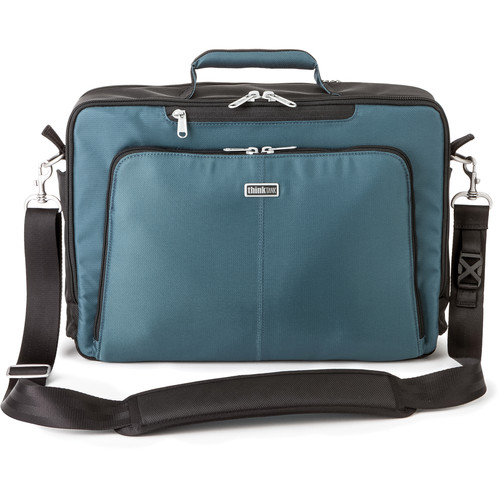 Think Tank My 2nd Brain Custodia Verde Per Tablet, Con Tasche Dedicate Per IPad E IPhone. Organizer Da Viaggio Con Fodera Morbida Per Auricolari.