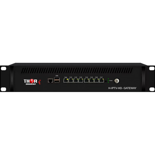 Thor IPTV Gateway Conversion Server to SRT, HTTP, UDP, HLS, RTMP Protocols