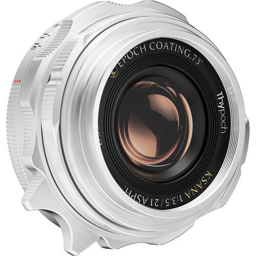 Thypoch Ksana 21mm f/3.5 ASPH Lens (Leica M, Silver) TP-K21M-SR