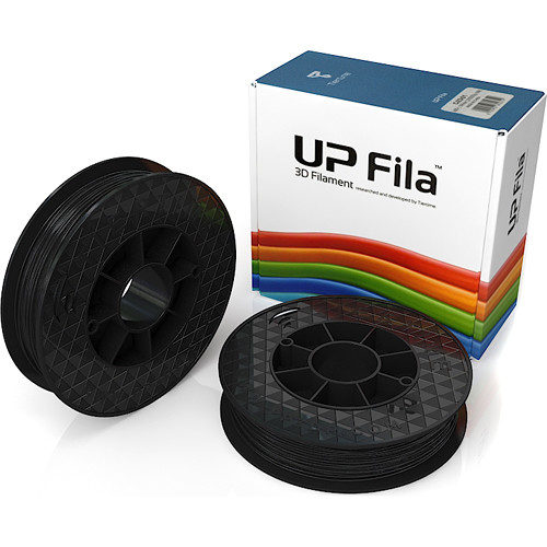 Tiertime UP Fila ABS+ Filaments (Black, 2 x 500g)