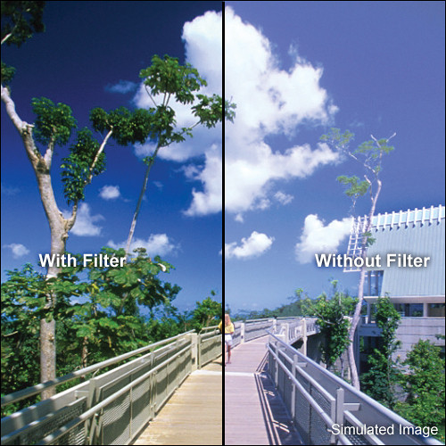 Tiffen 4.5" Round 85B Linear Polarizer Filter (Mounted)