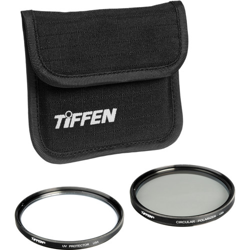 Tiffen UV Protection & Circular Polarizing Filter Photo Twin Pack (55mm)