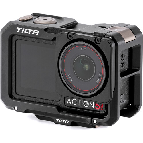 Tilta Full Camera Cage with Mounting Baseplate Kit for DJI Osmo Action (Black)