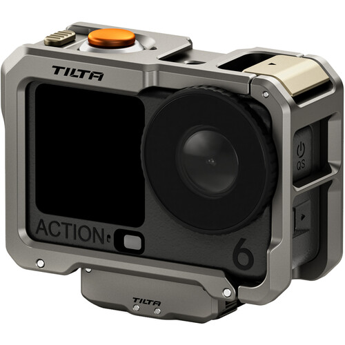 Tilta Camera Cage Base Kit for DJI Osmo Action 6 (Titanium Gray)