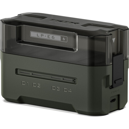 Tilta Portable Charging Station for LP-E6 Batteries (Green)