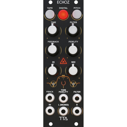 Tiptop ECHOZ Delay Effects Processor Eurorack Module (8 HP, Black)