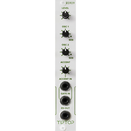 Tiptop RS909 Rimshot Drum Eurorack Module (4 HP, White)