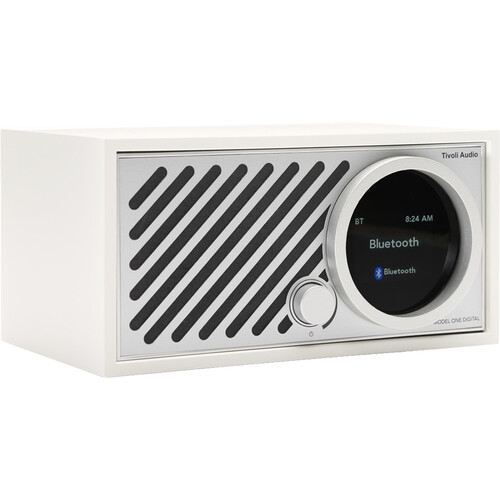 Tivoli Model One Digital Wi-Fi/Bluetooth Radio (Gen 3, White/Silver)