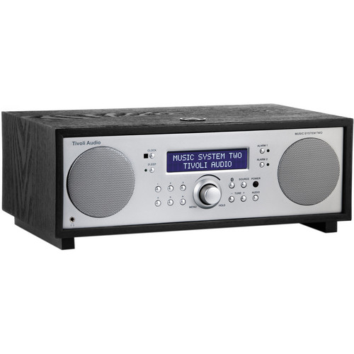 Tivoli Music System Two (Black Ash/Silver) MSY2BLK B&H Photo