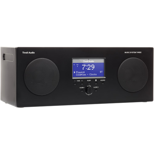 Tivoli Music System Three Portable Hi-Fi System MSY3BLK B&H