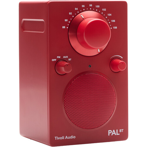 Tivoli PAL BT Generation 3 Portable Bluetooth Radio (Red)