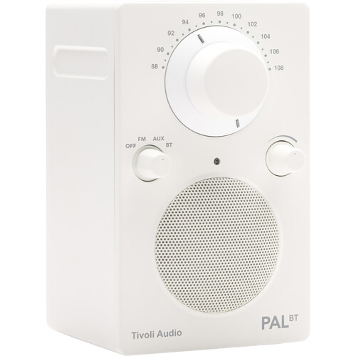 Tivoli PAL BT Generation 3 Portable Bluetooth Radio (White)