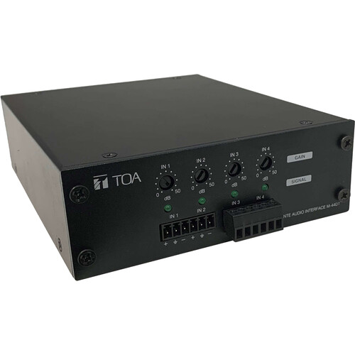 Toa Electronics M-44DT-AM Dante Audio Interface