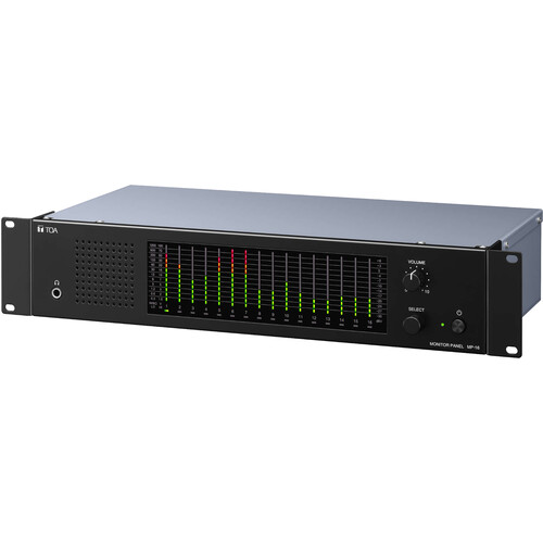 Toa Electronics MP-16PS 16-Channel Audio Monitoring Panel with Power Adapter