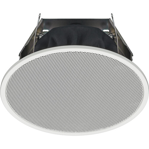Toa Electronics 5" Spring Catch Ceiling Speaker 3W, 70V with Dust Cover and Push Wire Connection