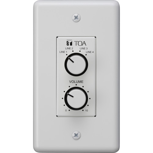 Toa Electronics Remote Control Switch/Volume Panel for MA-725F Matrix Amplifier / MM-700F Matrix Pre-Amplifier