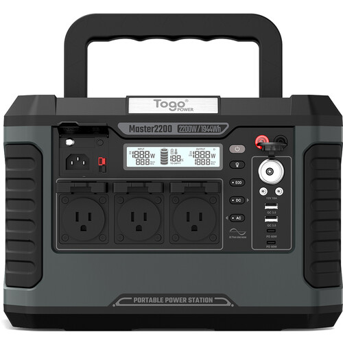 TogoPOWER Master 2200 Portable Power Station with UPS M2200 B&H